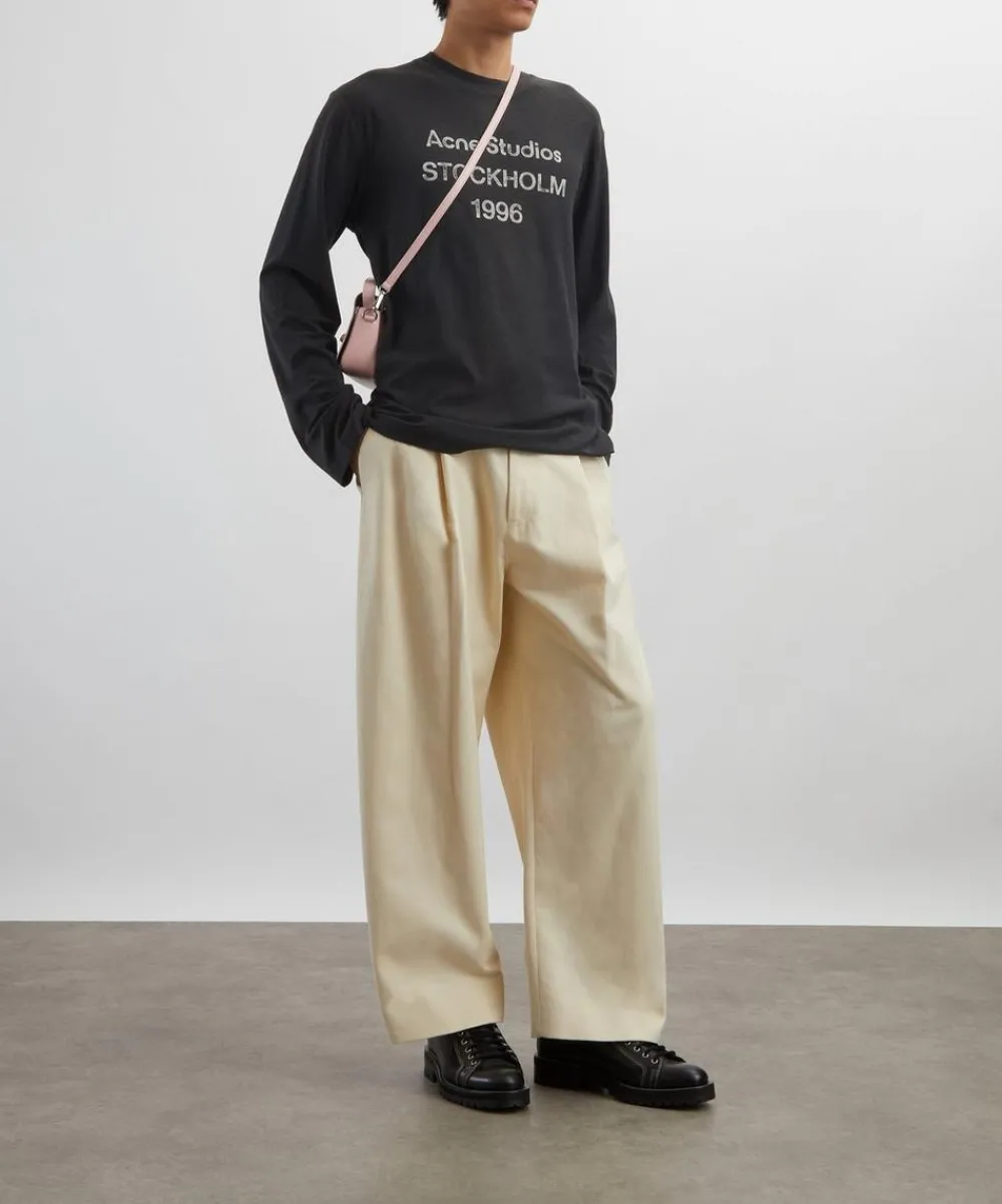 Acne Studios Tops^Relaxed Logo T-Shirt