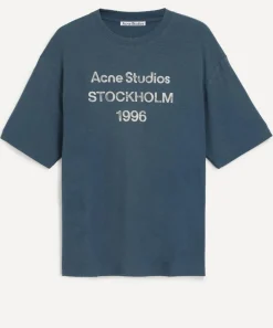 Acne Studios Tops^Relaxed Short-Sleeve Logo T-Shirt