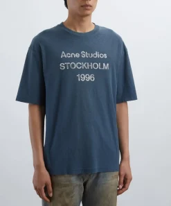 Acne Studios Tops^Relaxed Short-Sleeve Logo T-Shirt