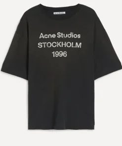 Acne Studios Tops^Relaxed Short-Sleeve Logo T-Shirt