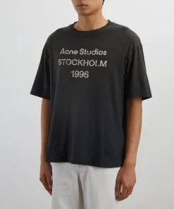 Acne Studios Tops^Relaxed Short-Sleeve Logo T-Shirt