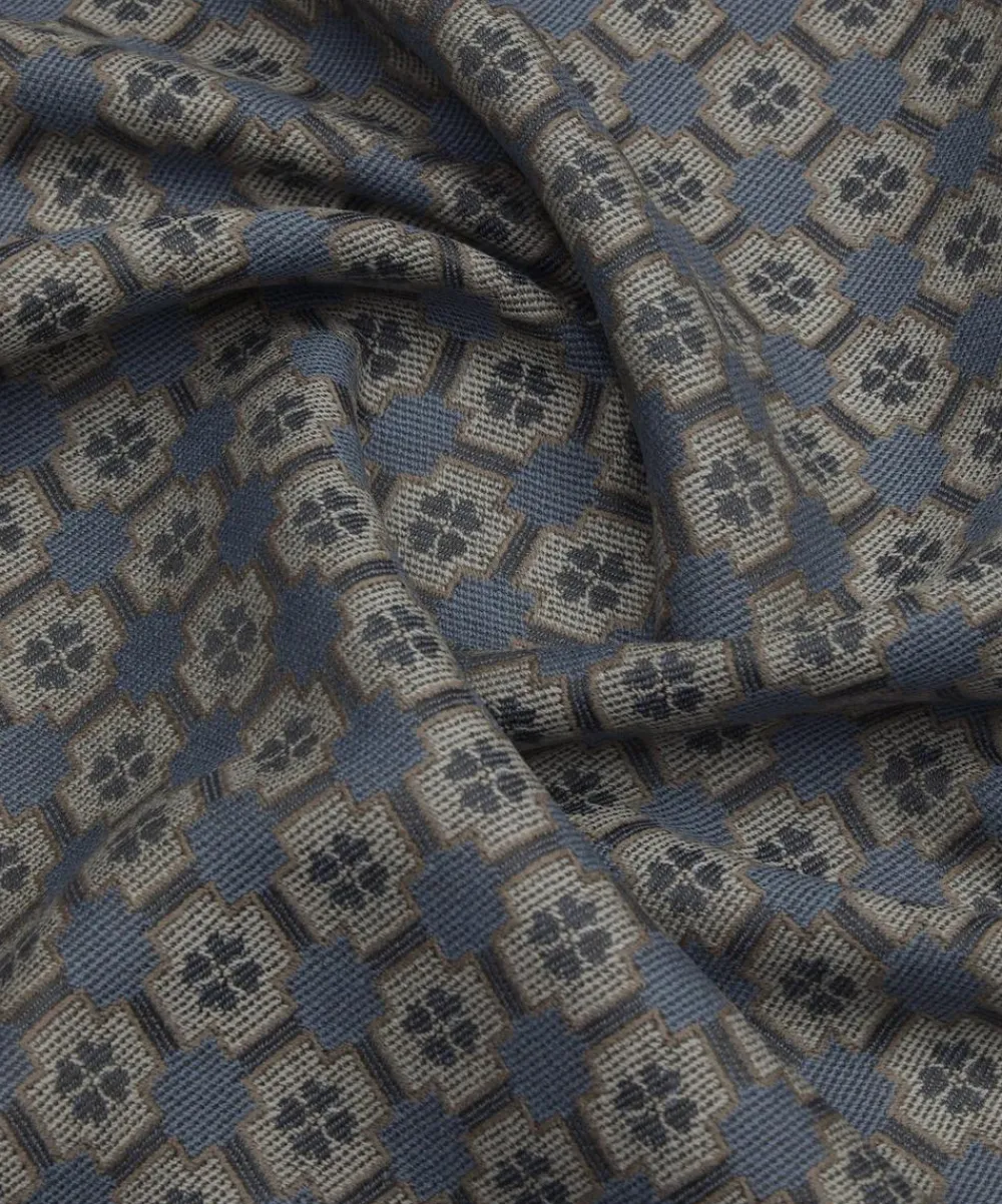 Liberty Interiors Furnishing Fabrics^Remy Rose Wool in Flax Flower