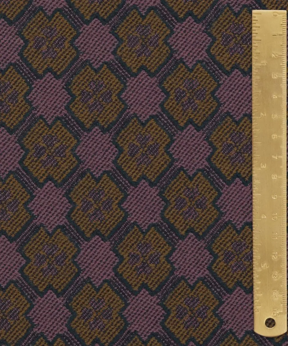 Liberty Interiors Furnishing Fabrics^Remy Rose Wool in Sloe