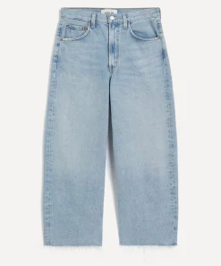AGOLDE Jeans^Ren Cropped Wide-Leg Jeans in Shrine