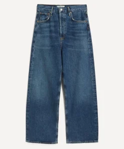 AGOLDE Jeans^Ren High-Rise Wide-Leg Jeans in Contro