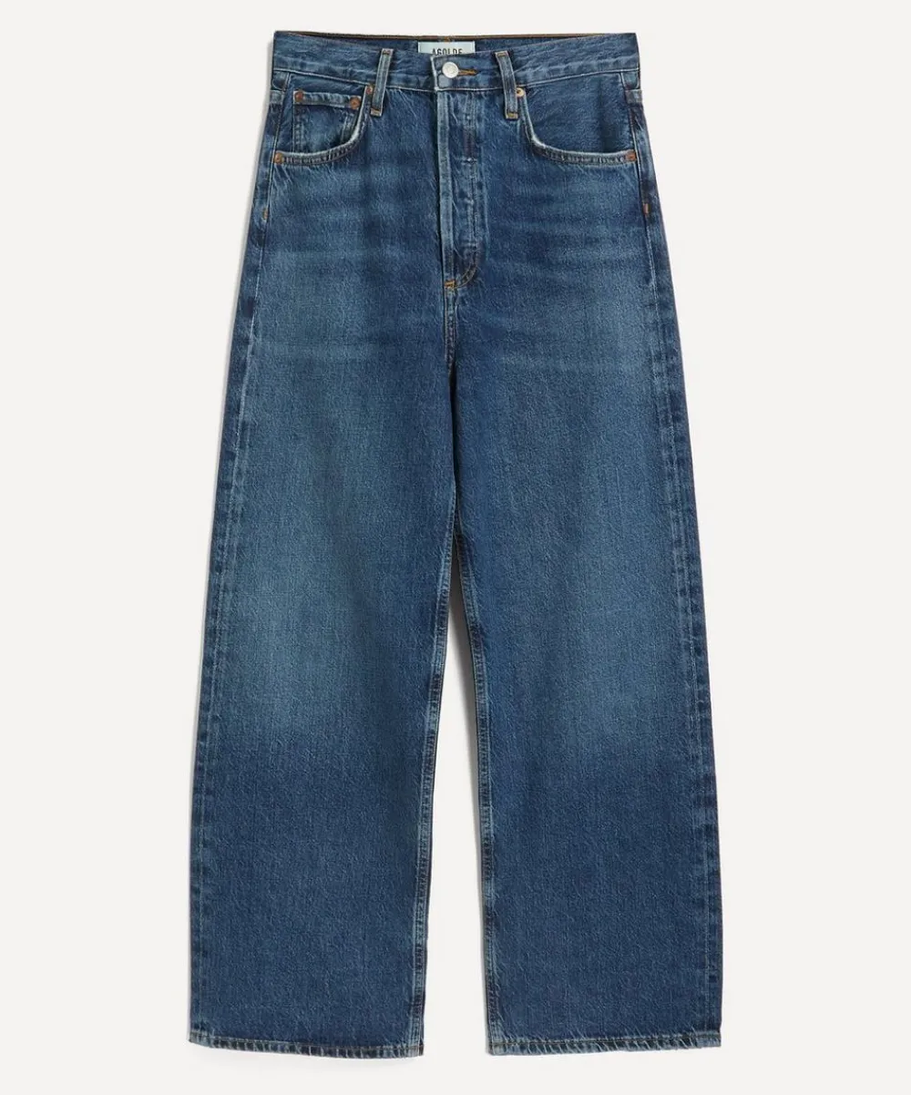 AGOLDE Jeans^Ren High-Rise Wide-Leg Jeans in Contro
