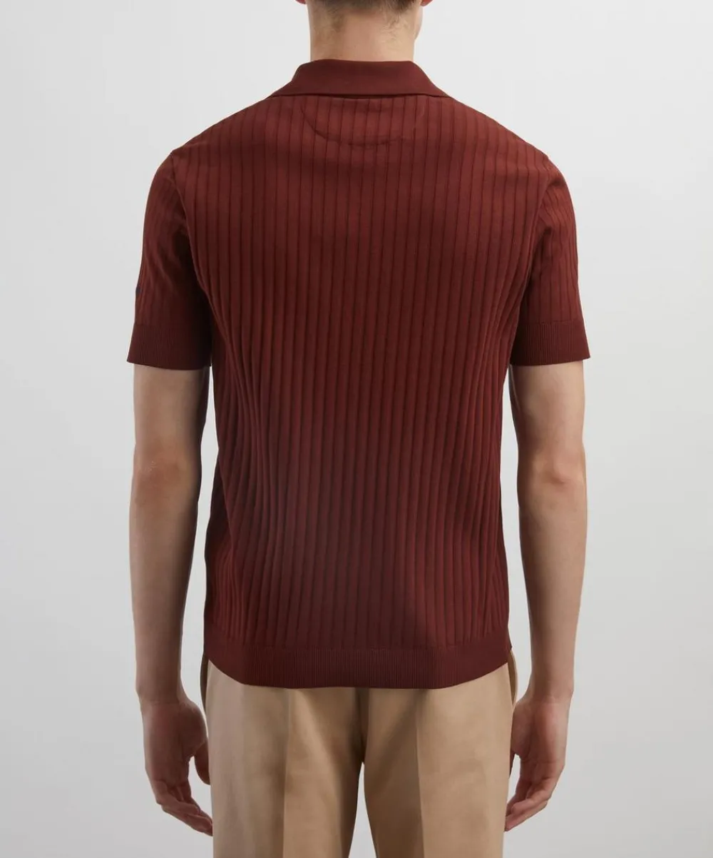 Paul Smith Tops^Resort Ribbed Polo Shirt