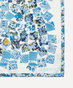 Liberty Scarves^Retold Patchwork 45x45 Silk Scarf
