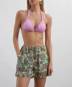 Heidi Klein Swimwear^Reversible Ruffle Triangle Top in Liberty Fabrics’ Kings Road
