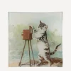 John Derian Stationery And Games^Reward of Merit Cat Vide Poche Tray