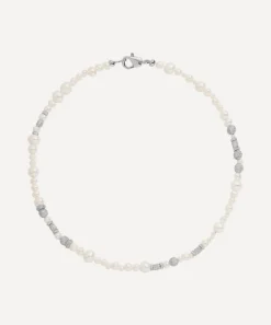 Martha Calvo Necklaces^Rhodium-Plated Rhodes Pearl Necklace