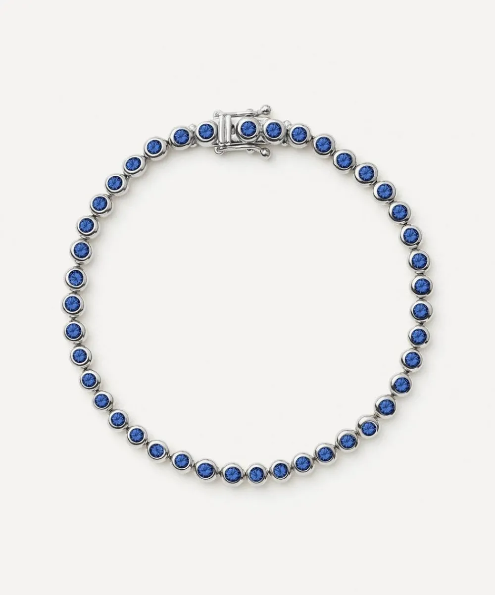 Missoma Bracelets^Rhodium-Plated Tennis Round Bracelet