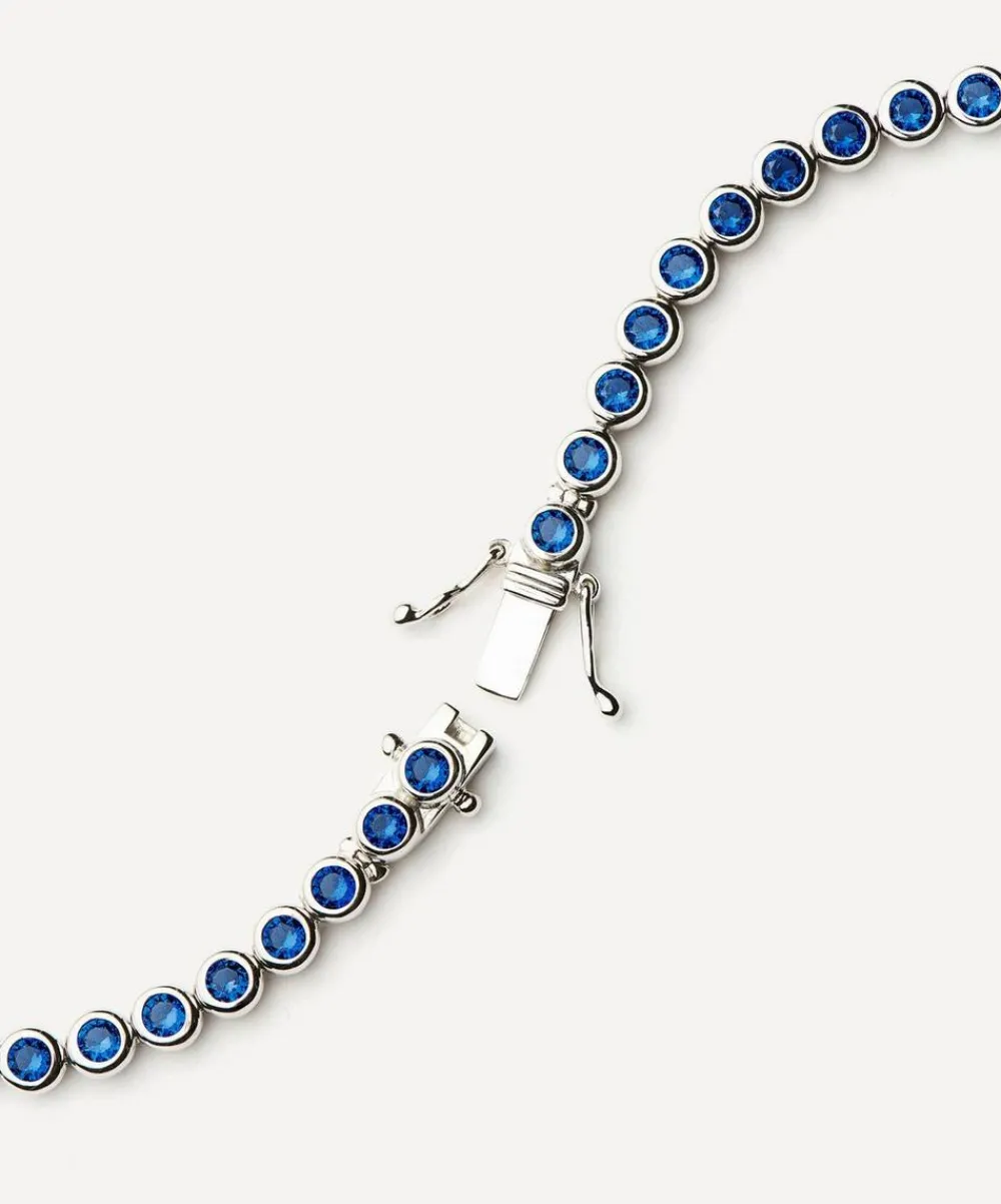 Missoma Bracelets^Rhodium-Plated Tennis Round Bracelet