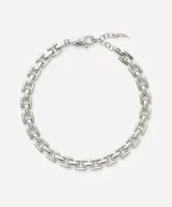 Missoma Bracelets^Rhodium-Plated Timepiece Link Chain Bracelet
