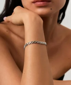 Missoma Bracelets^Rhodium-Plated Timepiece Link Chain Bracelet