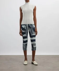 Pleats Please Issey Miyake Tops^Rib-Knit Top