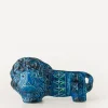 Bitossi Ornaments^Rimini Blu Ceramic Lion Figure