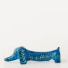 Bitossi Ornaments^Rimini Blu Ceramic Long Dog Figure