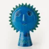 Bitossi Ornaments^Rimini Blu Ceramic Sun Figure
