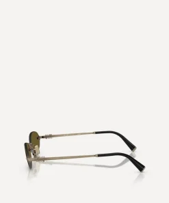 Miu Miu Sunglasses & Glasses^Rimless Oval Sunglasses