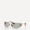 Miu Miu Sunglasses & Glasses^Rimless Rectangle Sunglasses