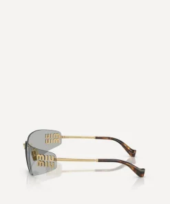 Miu Miu Sunglasses & Glasses^Rimless Rectangle Sunglasses