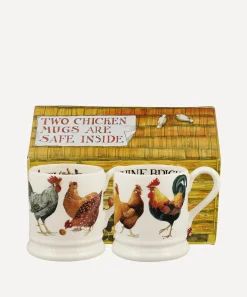 Emma Bridgewater Mugs^Rise & Shine Boxed Half-Pint Mugs Set of Two
