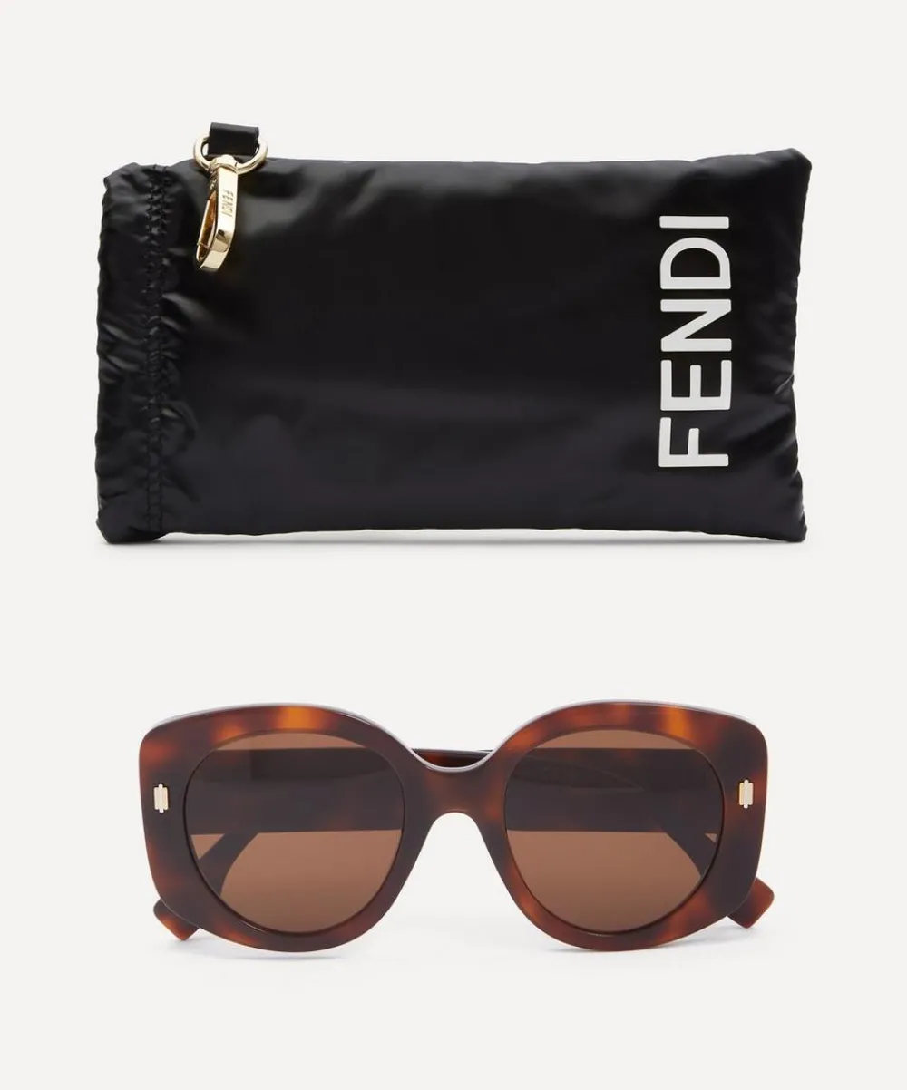 Fendi Sunglasses & Glasses^Roma Oversized Round Sunglasses