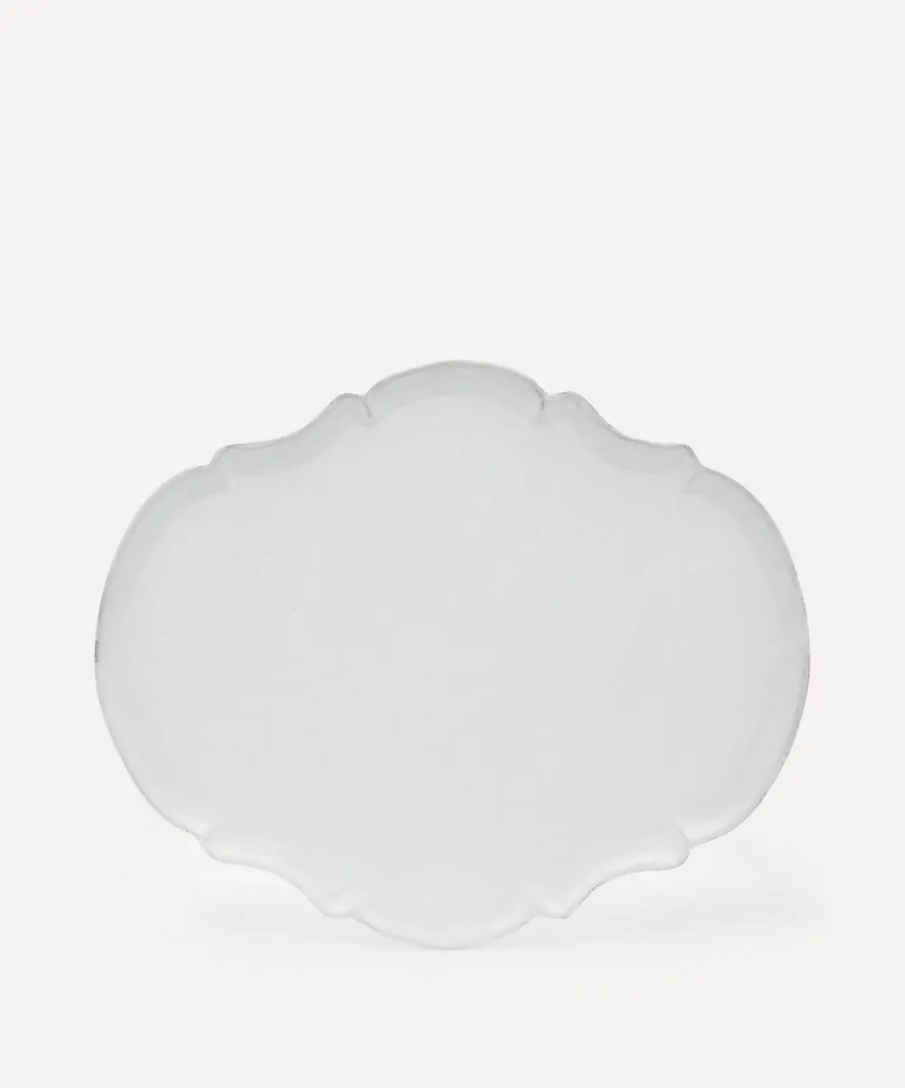 Astier de Villatte Tableware^Rome Very Large Dinner Plate
