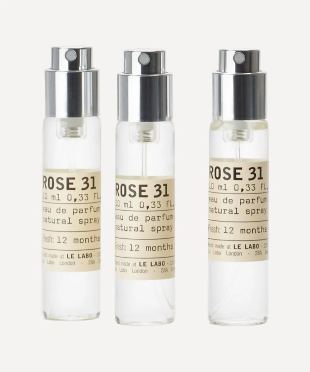 Le Labo Womens Perfume^Rose 31 Eau de Parfum Travel Tube Refills 3 x 10ml
