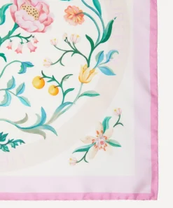 Liberty Scarves^Rose Branch 45x45 Silk Scarf