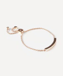Monica Vinader Bracelets^Rose Gold Plated Vermeil Silver Linear Diamond Chain Friendship Bracelet