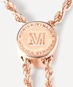 Monica Vinader Bracelets^Rose Gold Plated Vermeil Silver Linear Diamond Chain Friendship Bracelet