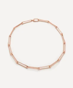 Monica Vinader Necklaces^Rose Gold Plated Vermeil Silver 17