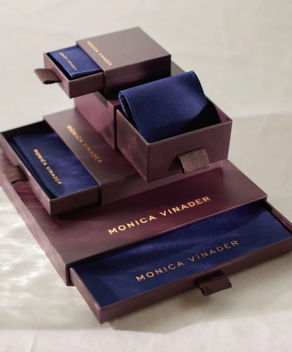 Monica Vinader Necklaces^Rose Gold Plated Vermeil Silver 17