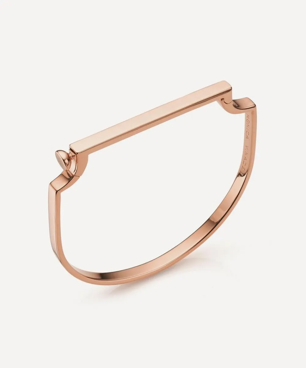 Monica Vinader Bracelets^Rose Gold Plated Vermeil Silver Signature Thin Bangle