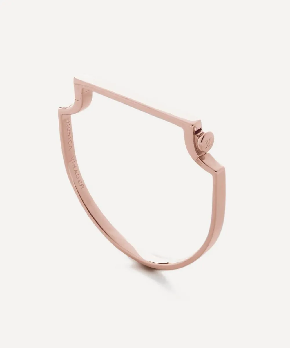 Monica Vinader Bracelets^Rose Gold Plated Vermeil Silver Signature Thin Bangle