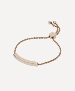 Monica Vinader Bracelets^Rose Gold Plated Vermeil Silver Linear Chain Bracelet
