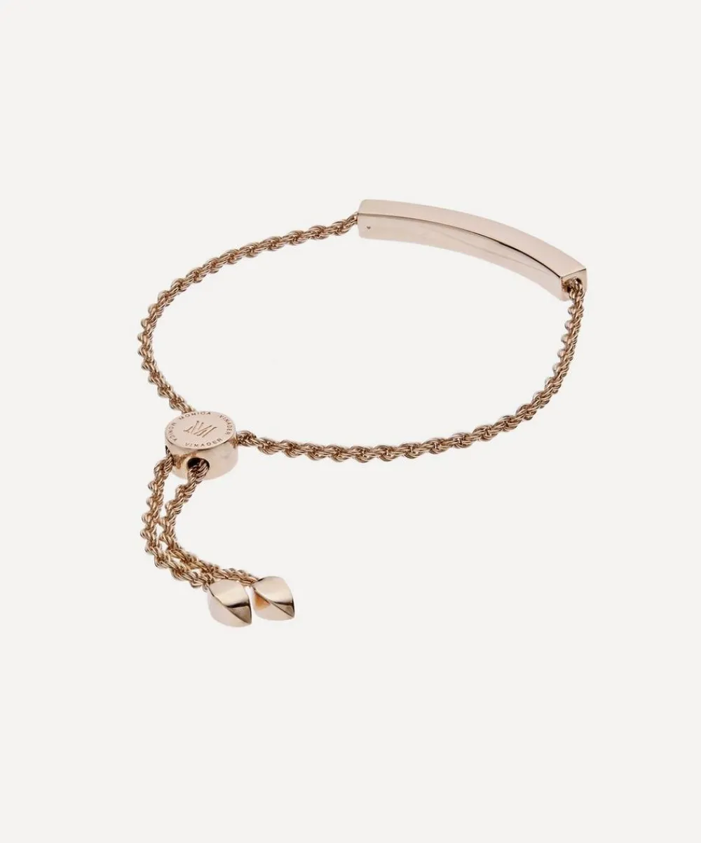 Monica Vinader Bracelets^Rose Gold Plated Vermeil Silver Linear Chain Bracelet