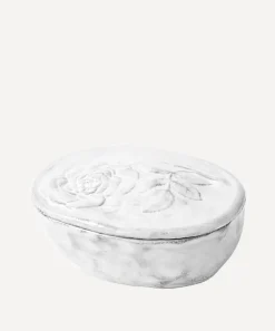 Astier de Villatte Storage^Rose Lid Box