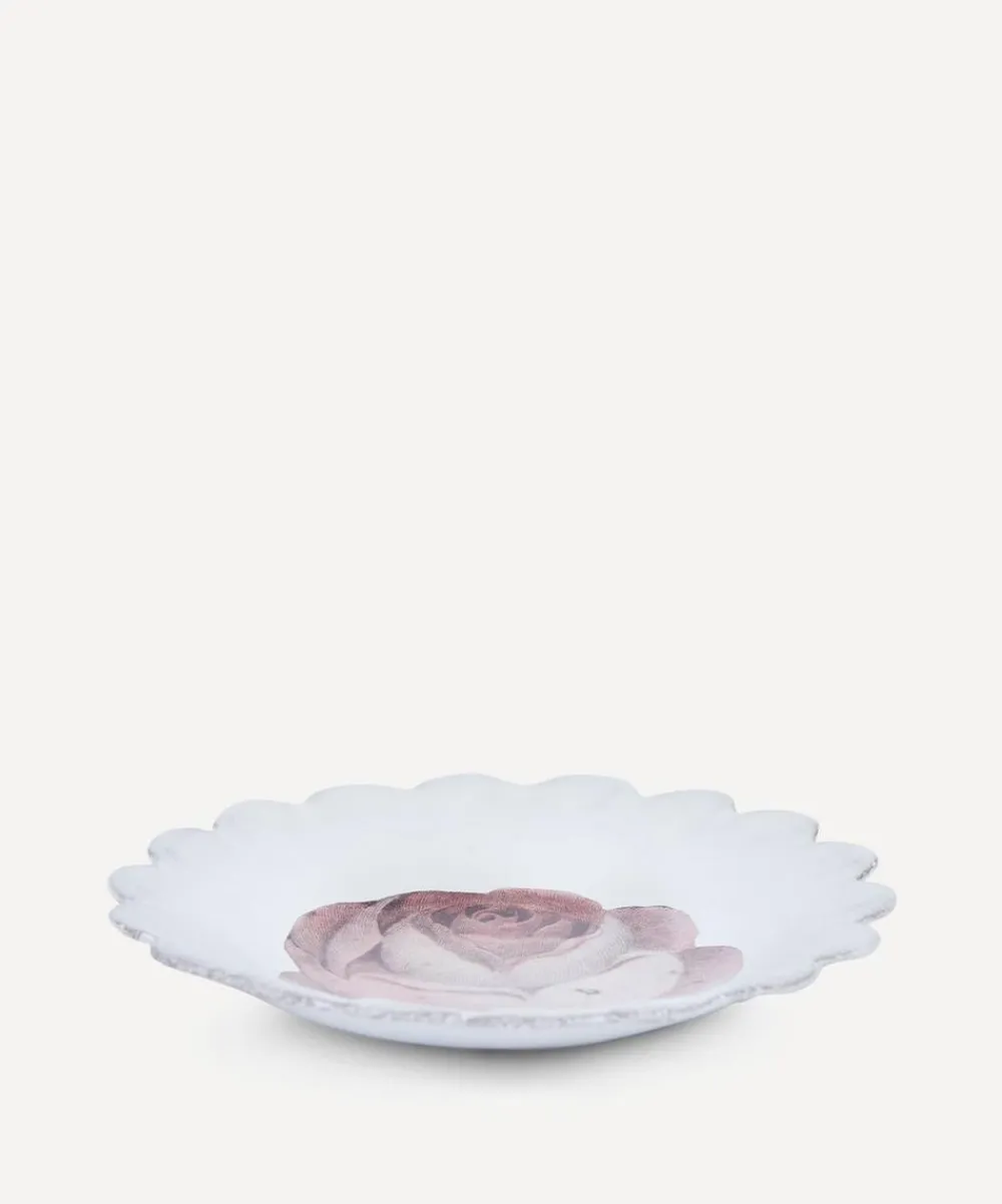 Astier de Villatte Tableware^Rose Saucer