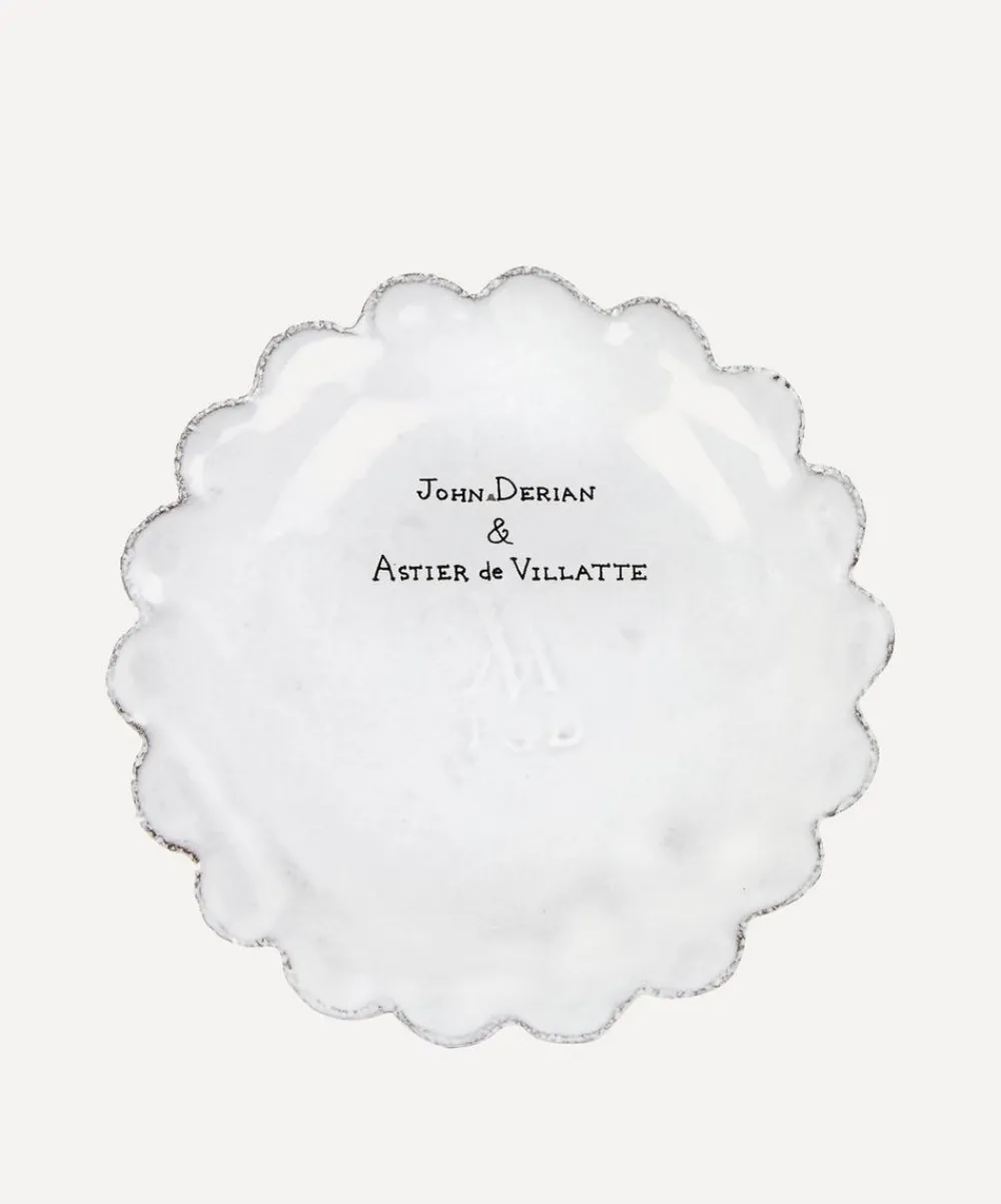Astier de Villatte Tableware^Rose Saucer