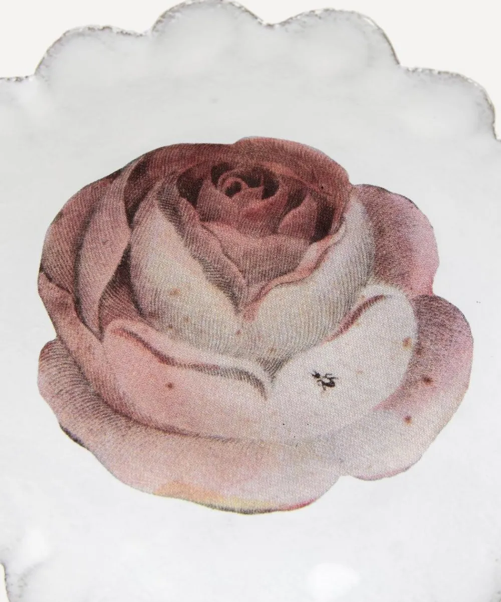 Astier de Villatte Tableware^Rose Saucer