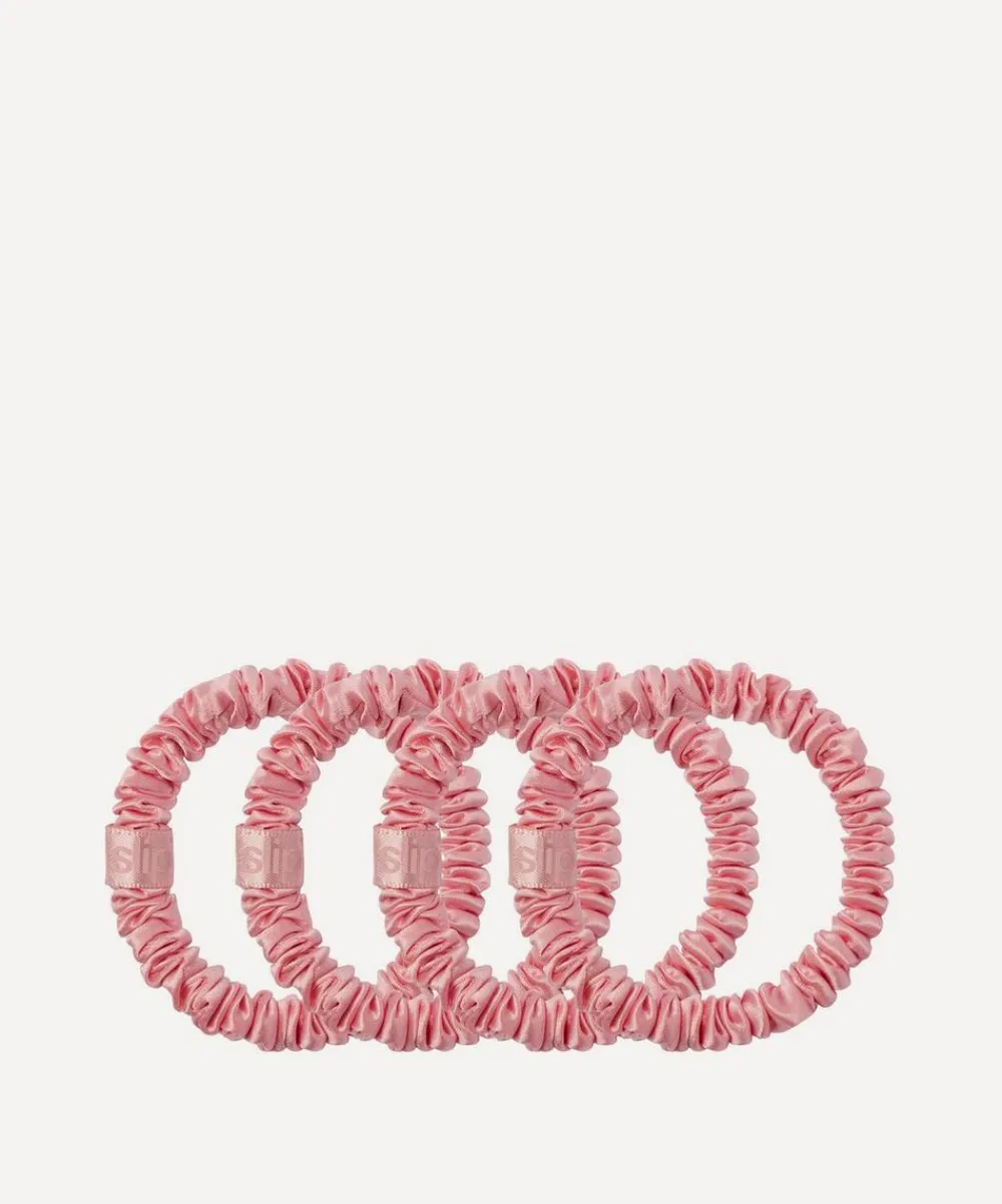 Slip Wellness^Rose Skinny Silk Scrunchie Set of Four