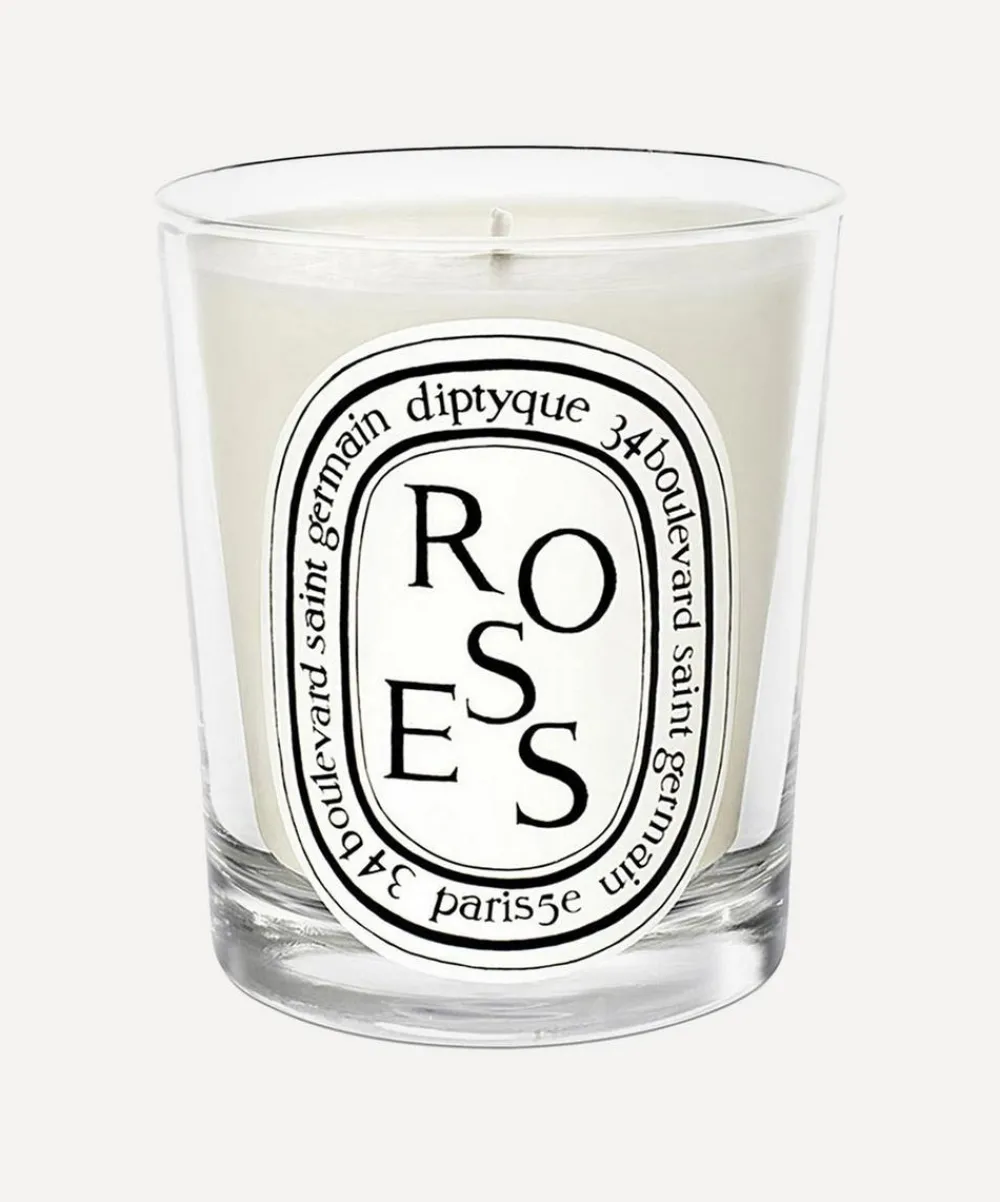 Diptyque Candles & Candle Holders^Roses Mini Scented Candle 70g