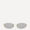 Fendi Sunglasses & Glasses^Round Metal Sunglasses