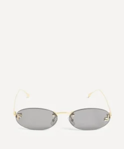 Fendi Sunglasses & Glasses^Round Metal Sunglasses