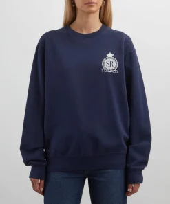 Sporty & Rich Knitwear^Royal Club Crew-Neck Sweatshirt
