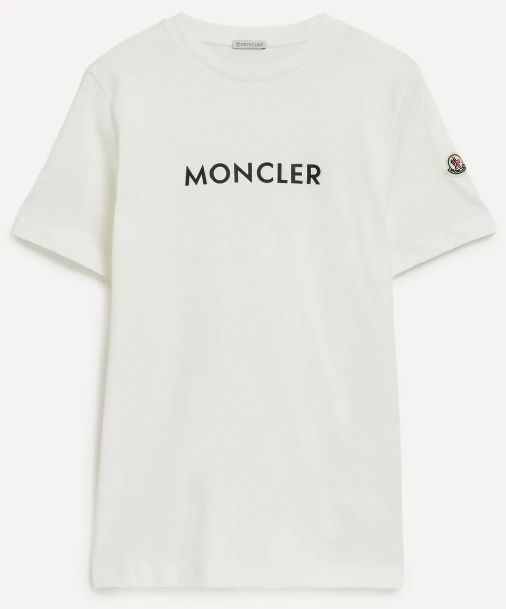Moncler Tops^Rubberized Logo T-Shirt