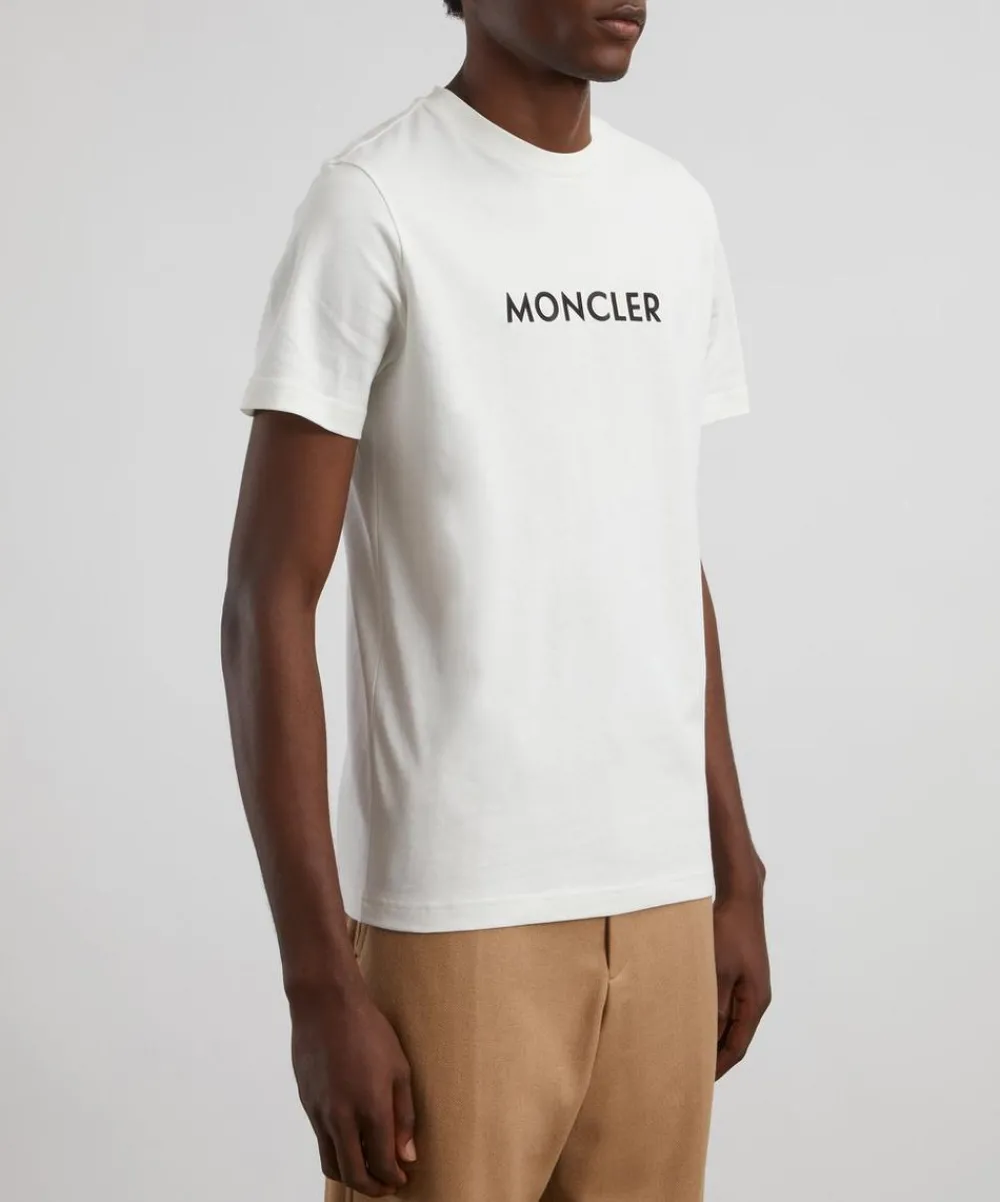 Moncler Tops^Rubberized Logo T-Shirt